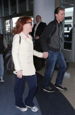 KATHY GRIFFIN at Los Angeles International Airport 02/02/2017