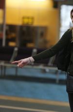 KATIE CASSIDY at Vancouver International Airport 02/16/2017