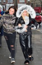 KATIE PRICE Heading to a Nail Salon in London 01/31/2017