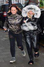 KATIE PRICE Heading to a Nail Salon in London 01/31/2017