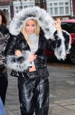KATIE PRICE Heading to a Nail Salon in London 01/31/2017