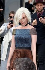 KATY PERRY Arrives at Christopher Kane Fashion Show at LFW in London 02/20/2017
