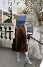 KATY PERRY Arrives at Christopher Kane Fashion Show at LFW in London 02/20/2017