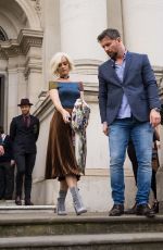 KATY PERRY Arrives at Christopher Kane Fashion Show at LFW in London 02/20/2017