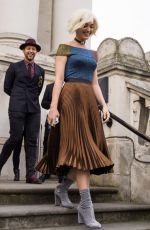 KATY PERRY Arrives at Christopher Kane Fashion Show at LFW in London 02/20/2017