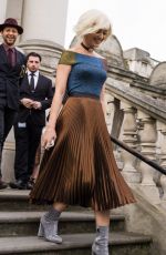 KATY PERRY Arrives at Christopher Kane Fashion Show at LFW in London 02/20/2017