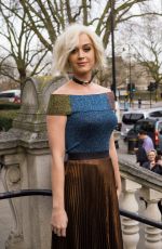 KATY PERRY Arrives at Christopher Kane Fashion Show at LFW in London 02/20/2017