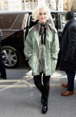 KATY PERRY Arrives at Marc Jacobs Fashion Show at New York Fashion Week 02/16/2017