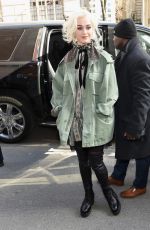 KATY PERRY Arrives at Marc Jacobs Fashion Show at New York Fashion Week 02/16/2017