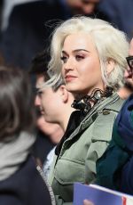 KATY PERRY Arrives at Marc Jacobs Fashion Show at New York Fashion Week 02/16/2017
