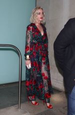 KATY PERRY Arrives at Universal Music Brit Awards Party in London 02/22/2017 