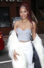 KEKE PALMER Arrives at Today Show in New York 01/31/2017