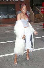 KEKE PALMER Arrives at Today Show in New York 01/31/2017