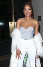 KEKE PALMER Arrives at Today Show in New York 01/31/2017