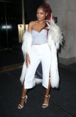 KEKE PALMER Arrives at Today Show in New York 01/31/2017