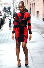 KEKE PALMER at ABC Studios in New York 01/31/2017
