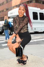 KEKE PALMER at AOL Build Studios in New York 02/01/2017