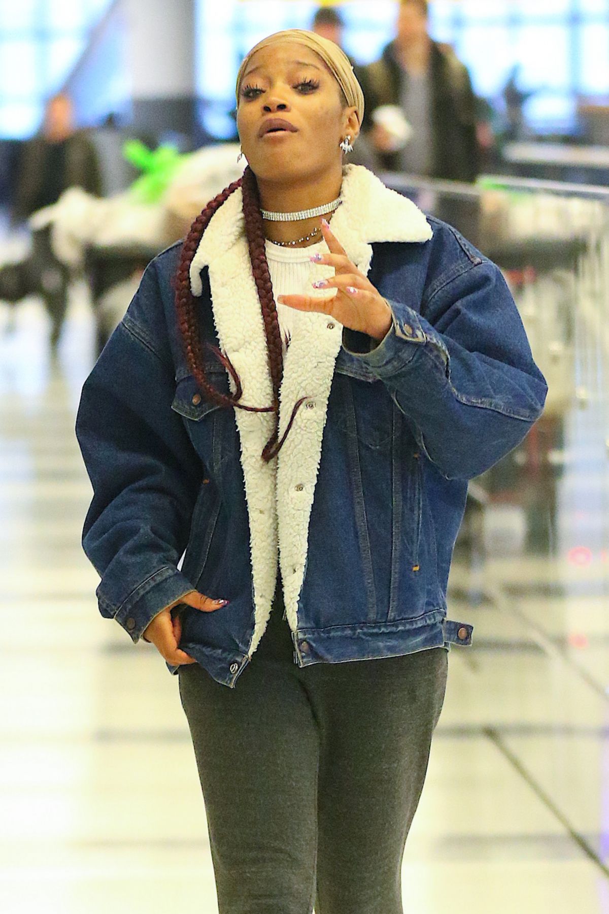 KEKE PALMER at JFK Airport in New York 02/09/2017 KEKE PALMER at JFK Airport in New York 02/09/2017