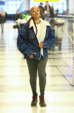 KEKE PALMER at JFK Airport in New York 02/09/2017