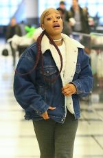 KEKE PALMER at JFK Airport in New York 02/09/2017
