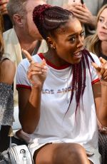 KEKE PALMER at Rebecca Minkoff Fashion Show in Los Angeles 02/04/2017