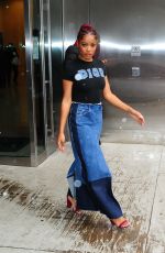 KEKE PALMER Leaves Associated Press Offices in New York 01/31/2017