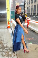 KEKE PALMER Leaves Associated Press Offices in New York 01/31/2017
