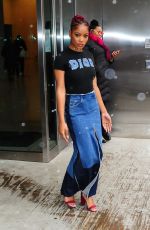 KEKE PALMER Leaves Associated Press Offices in New York 01/31/2017