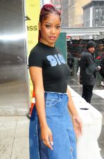 KEKE PALMER Leaves Associated Press Offices in New York 01/31/2017