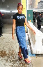 KEKE PALMER Leaves Associated Press Offices in New York 01/31/2017