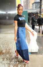KEKE PALMER Leaves Associated Press Offices in New York 01/31/2017