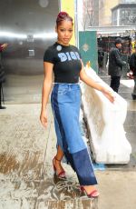 KEKE PALMER Leaves Associated Press Offices in New York 01/31/2017