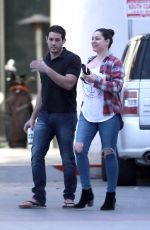 KELLY BROOK and Jeremy Parisi Out in Koreatown in Los Angeles 02/21/2017