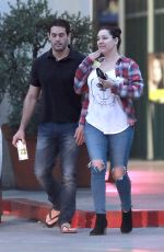 KELLY BROOK and Jeremy Parisi Out in Koreatown in Los Angeles 02/21/2017