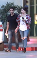 KELLY BROOK and Jeremy Parisi Out in Koreatown in Los Angeles 02/21/2017