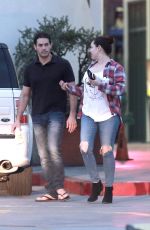 KELLY BROOK and Jeremy Parisi Out in Koreatown in Los Angeles 02/21/2017