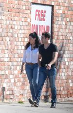 KELLY BROOK and Jeremy Parisi Out in West Hollywood 02/23/2017