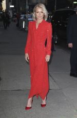 KELLY RIPA Arrives at The Late Show With Stephen Colbert in New York 02/22/2017