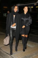 KELLY ROWLAND and LALA ANTHONY Out for Dinner in New York 01/31/2017