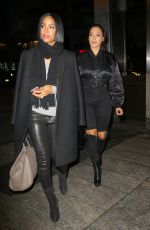 KELLY ROWLAND and LALA ANTHONY Out for Dinner in New York 01/31/2017