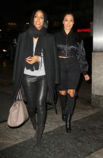 KELLY ROWLAND and LALA ANTHONY Out for Dinner in New York 01/31/2017