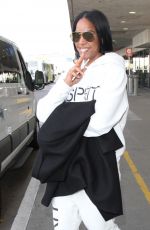 KELLY ROWLAND at Los Angeles International Airport 02/01/2017