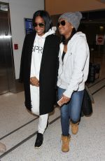KELLY ROWLAND at Los Angeles International Airport 02/01/2017
