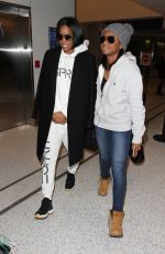 KELLY ROWLAND at Los Angeles International Airport 02/01/2017