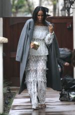 KELLY ROWLAND Out in Beverly Hills 02/10/2017
