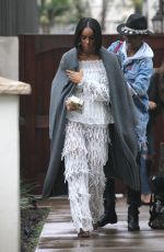 KELLY ROWLAND Out in Beverly Hills 02/10/2017
