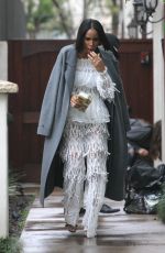 KELLY ROWLAND Out in Beverly Hills 02/10/2017