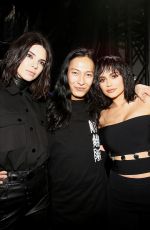KENDALL and KYLIE JENNER at Alexander Wang Fashion Show After Party in New York 02/11/2017