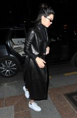 KENDALL JENNER Arives at Her Hotel in Paris 02/27/2017