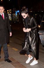 KENDALL JENNER Arives at Her Hotel in Paris 02/27/2017
